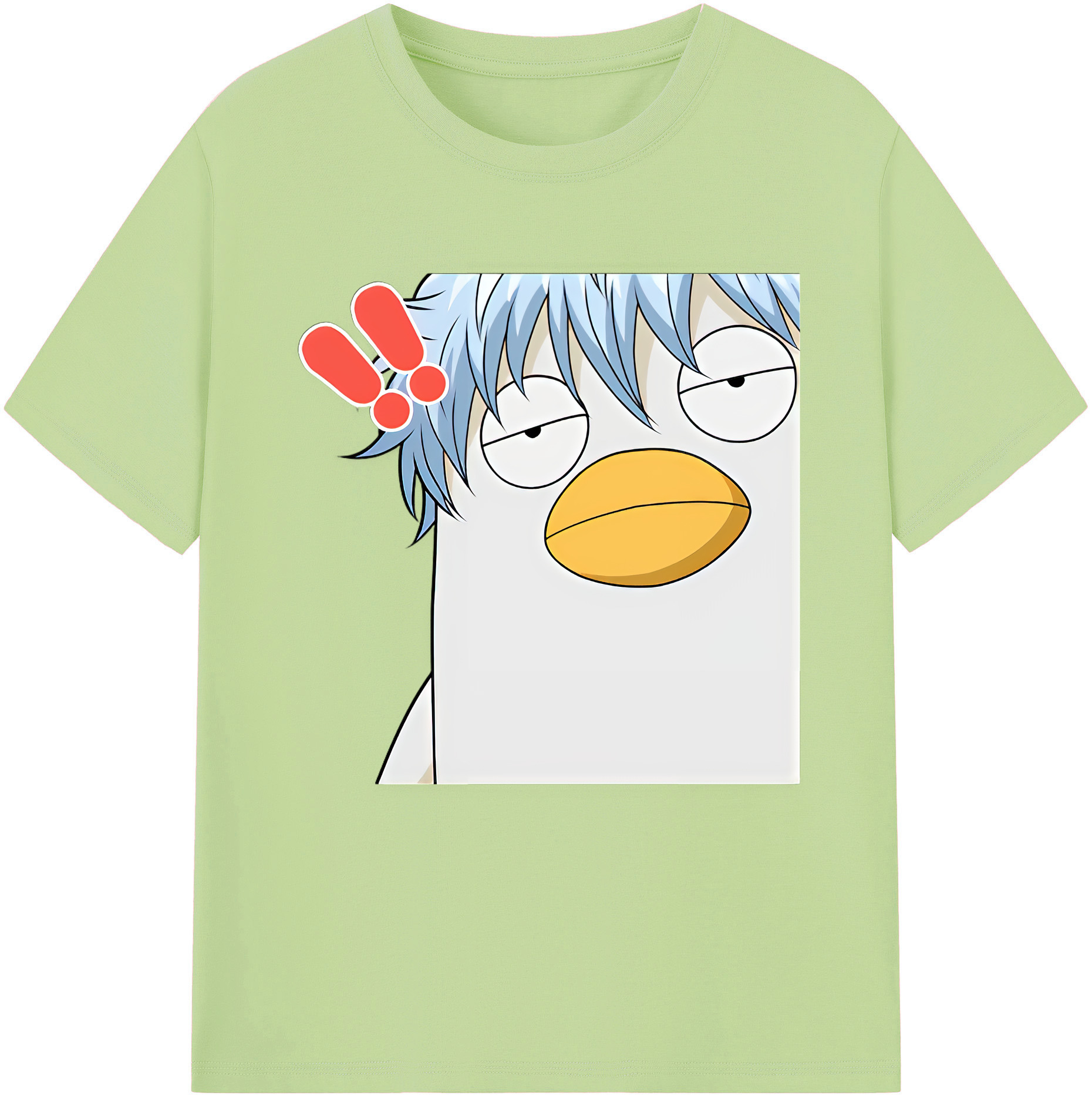 （画像用） ぎんたま 坂田銀時（さかたぎんとき） 神楽 志村新八（しむら しんぱち） GINTAMA Sakata Gintoki Kagura Shimura Shinpachi 綿100％半袖Tシャツ（フロントプリント）